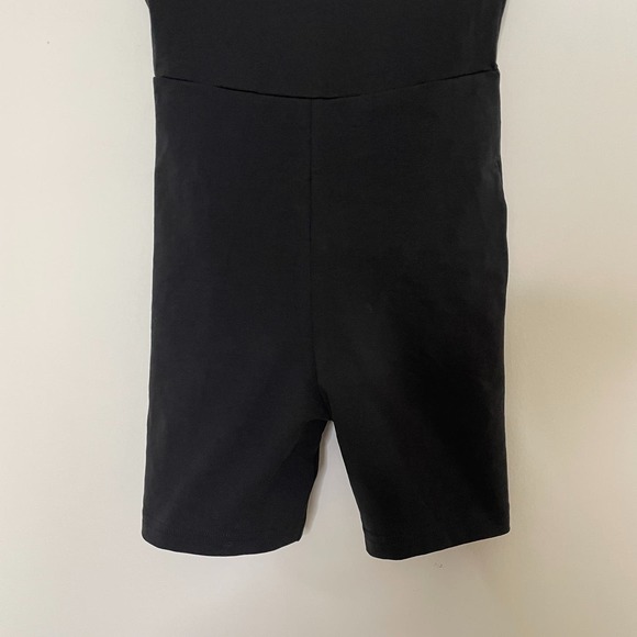 NWT Madewell Knit Biker Unitard in True Black Size‎ Small - Picture 7 of 10